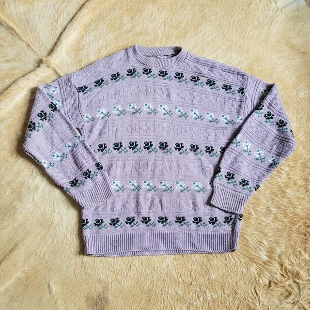 Vintage Women's Jumper - Purple - L on Productcaster.