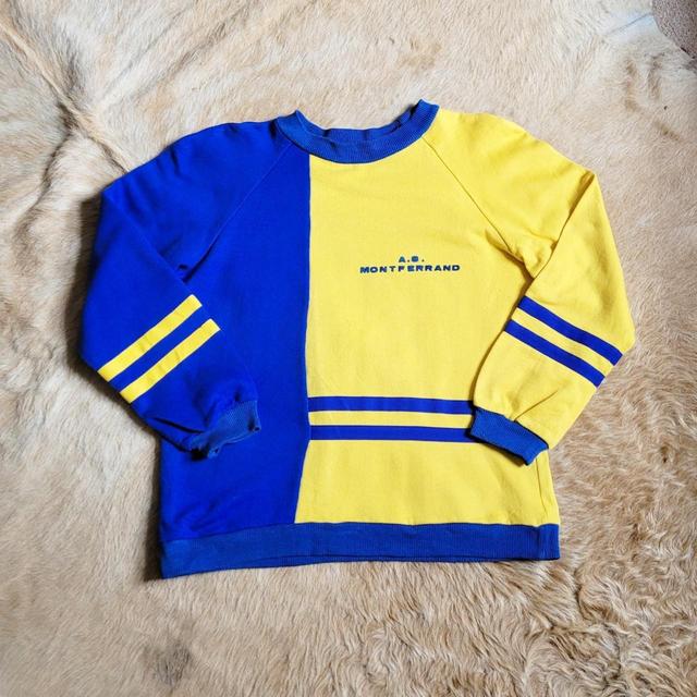 Vintage Men's Sweatshirt - Yellow - L on Productcaster.