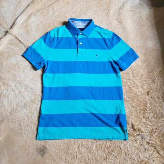 Tommy Hilfiger Men's Polo shirt - Blue - S on Productcaster.