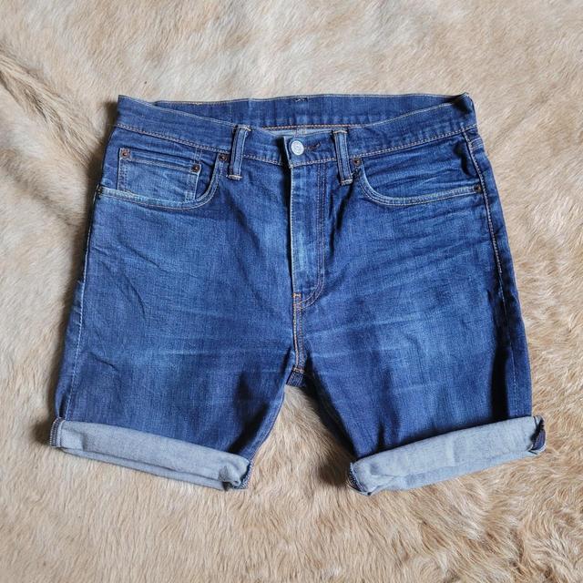 Levi's Men's Shorts - Blue - 34" on Productcaster.