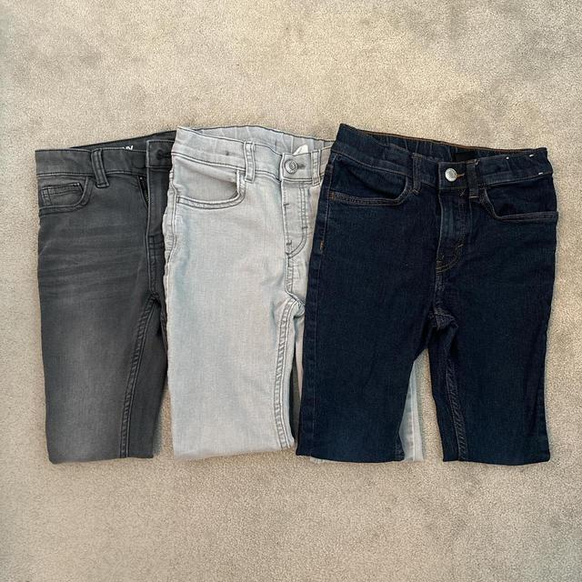 Next Kids' Skinny Jeans - Grey/Navy - 5 years on Productcaster.