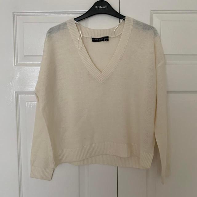 Brave Soul Women's Jumper - Cream - M on Productcaster.