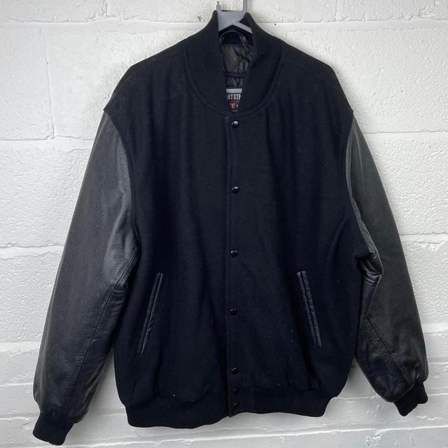 Vintage Men's Bomber Jacket - Black - 3XL on Productcaster.