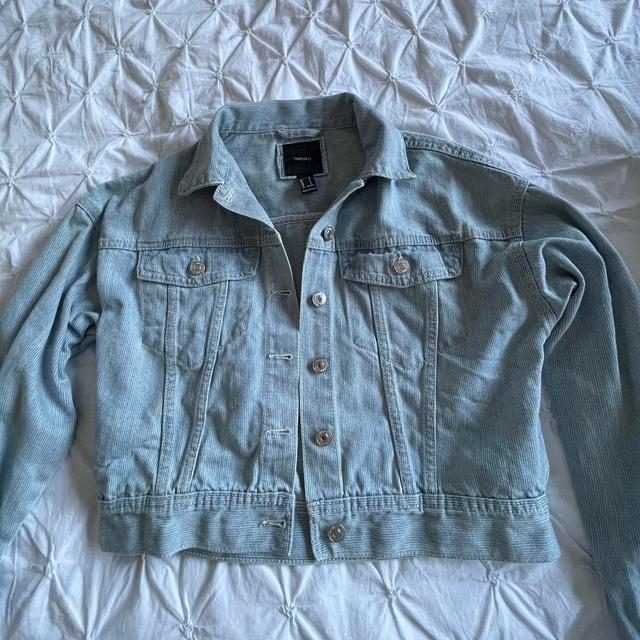 Forever 21 Women's Jacket - Blue - UK 8 on Productcaster.