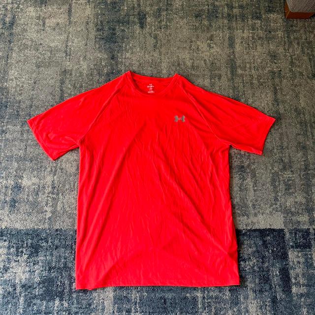 Under Armour Men's T-shirt - Orange - M on Productcaster.