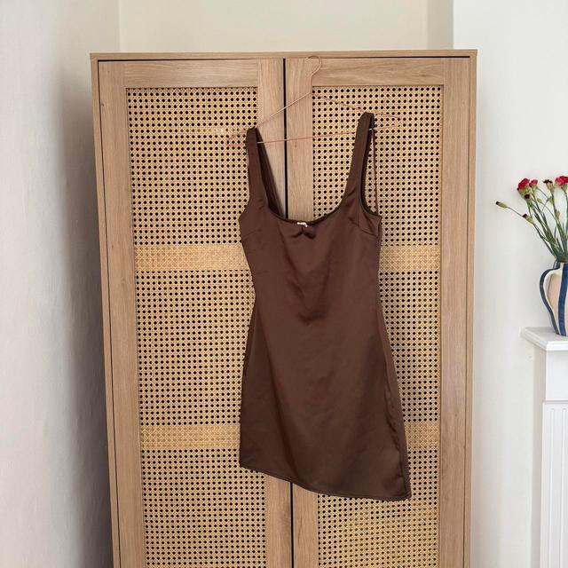 Zara Women's Slip Dress - Brown - S on Productcaster.