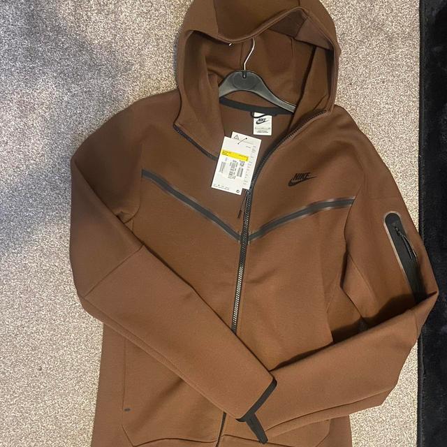 Nike Men's Hoodie - Brown - S on Productcaster.