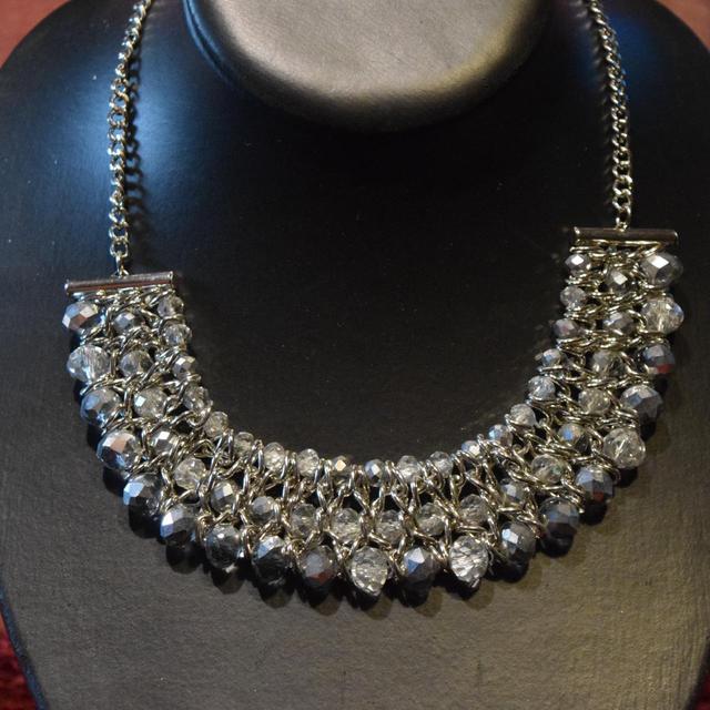 Vintage Women's Necklace - Silver on Productcaster.