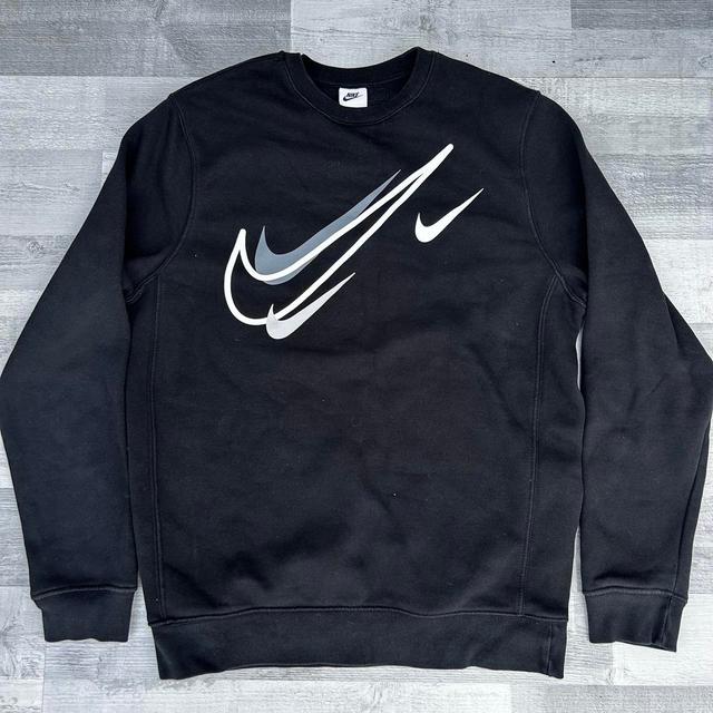 Nike Men's Sweatshirt - Black - M on Productcaster.