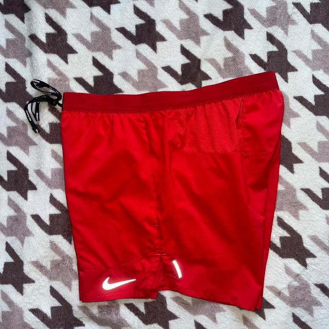 Nike Men's Shorts - Red - S on Productcaster.