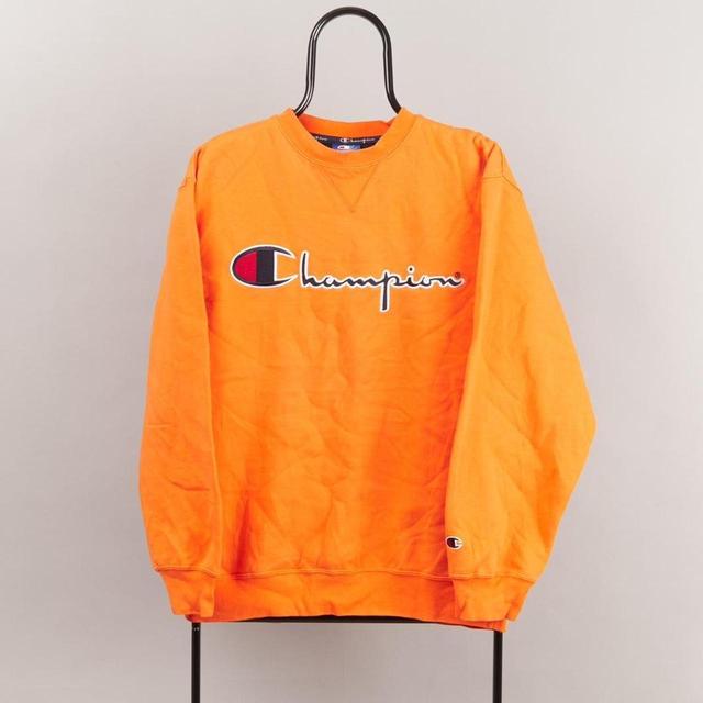 Champion Men's Sweatshirt - Orange - M on Productcaster.