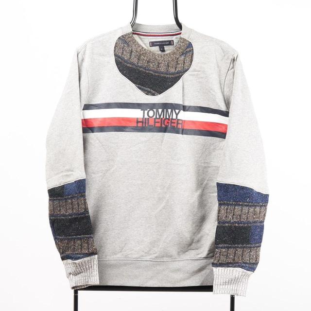 Tommy Hilfiger Men's Sweatshirt - Grey - M on Productcaster.