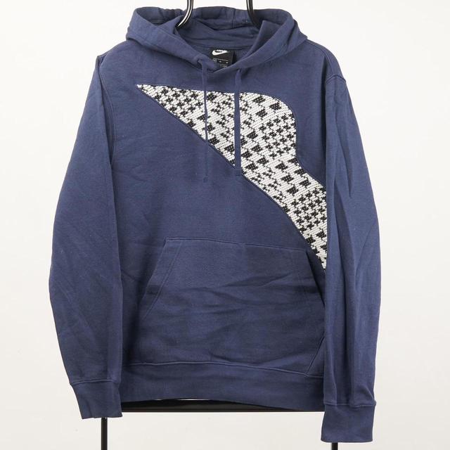 Nike Men's Hoodie - Navy - M on Productcaster.