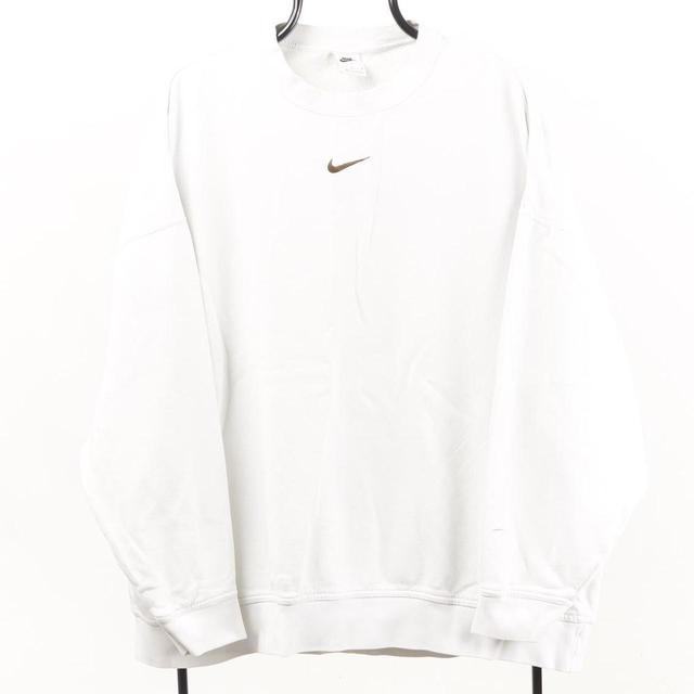 Nike Men's Sweatshirt - White - L on Productcaster.