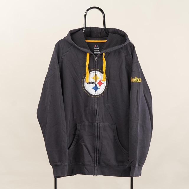 NFL Men's Hoodie - Black - XXL on Productcaster.