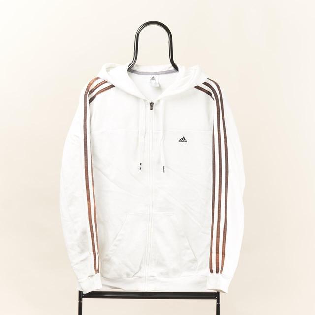 Adidas Women's Hoodie - White - L on Productcaster.