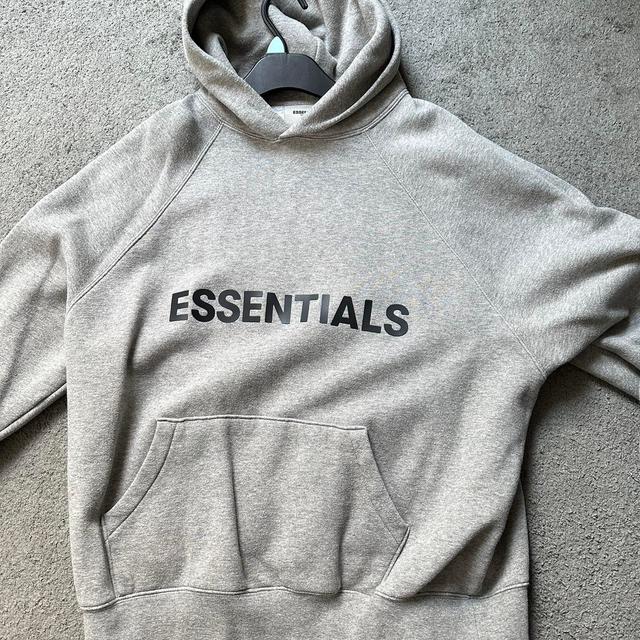 Essentials Men's Hoodie - Grey - XS on Productcaster.