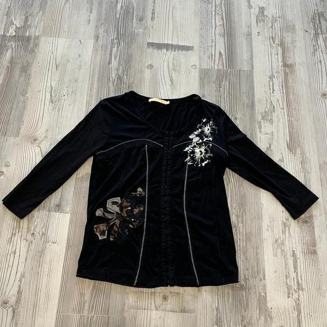 Vintage Women's Blouse - Black - M on Productcaster.