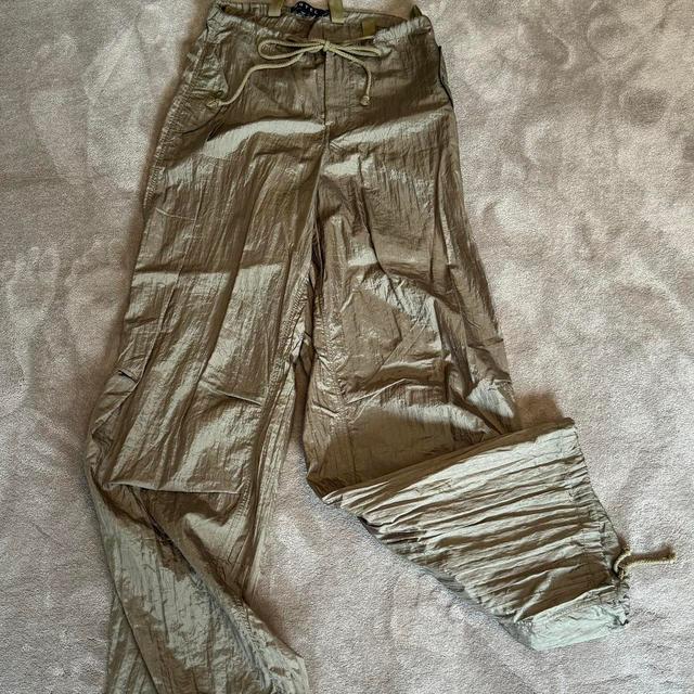 Motel Women's Trousers - Khaki - UK 6 on Productcaster.