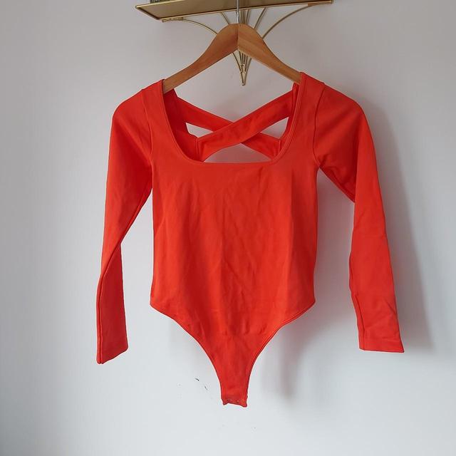 Anthropologie Women's Bodysuit - Orange - S on Productcaster.