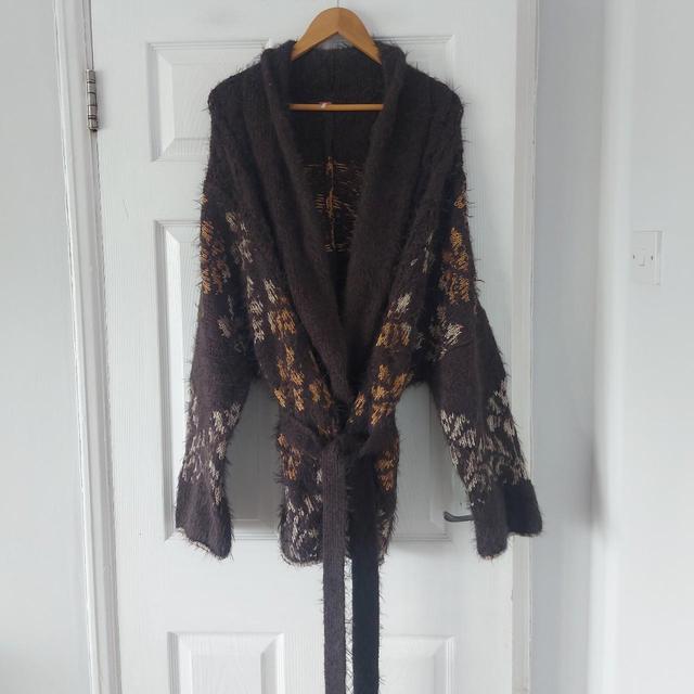 Free People Women's Cardigan - Brown - XS on Productcaster.