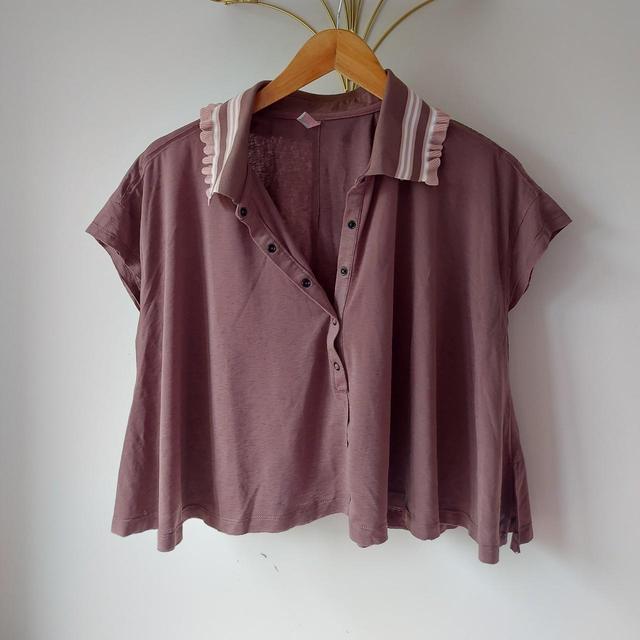 Free People Women's T-shirt - Brown - XS on Productcaster.