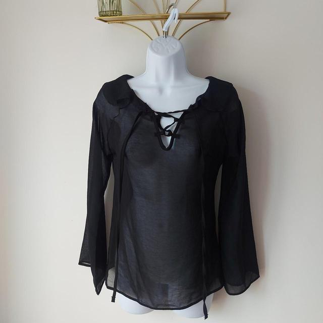 Reclaimed Vintage Women's Blouse - Black - XS on Productcaster.