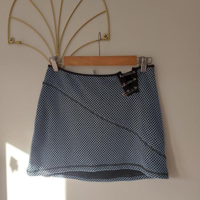 The Kript Women's Mini Skirt - Black/Blue - L on Productcaster.