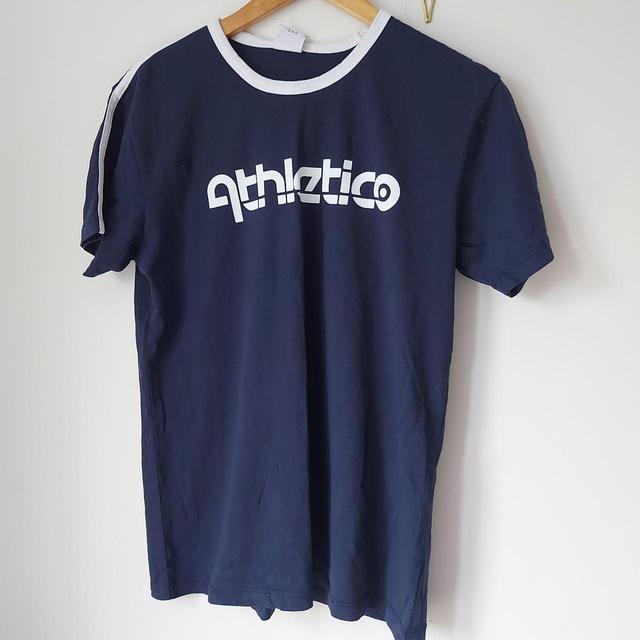 Urban Outfitters Men's T-shirt - White/Navy - S on Productcaster.