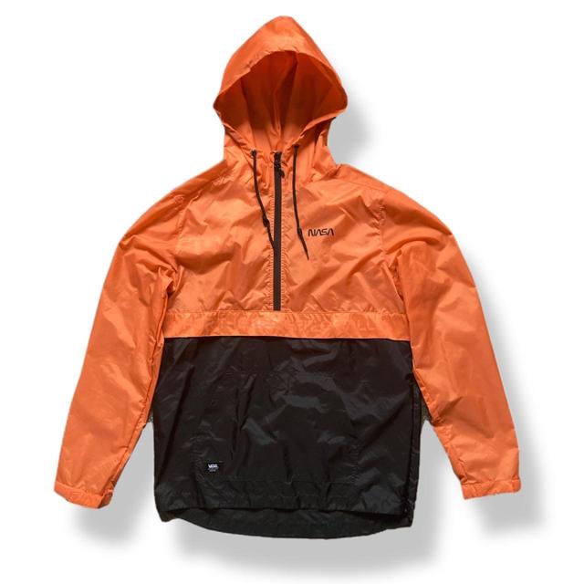 Vans Men's Lightweight Jacket - Orange/Black - S on Productcaster.