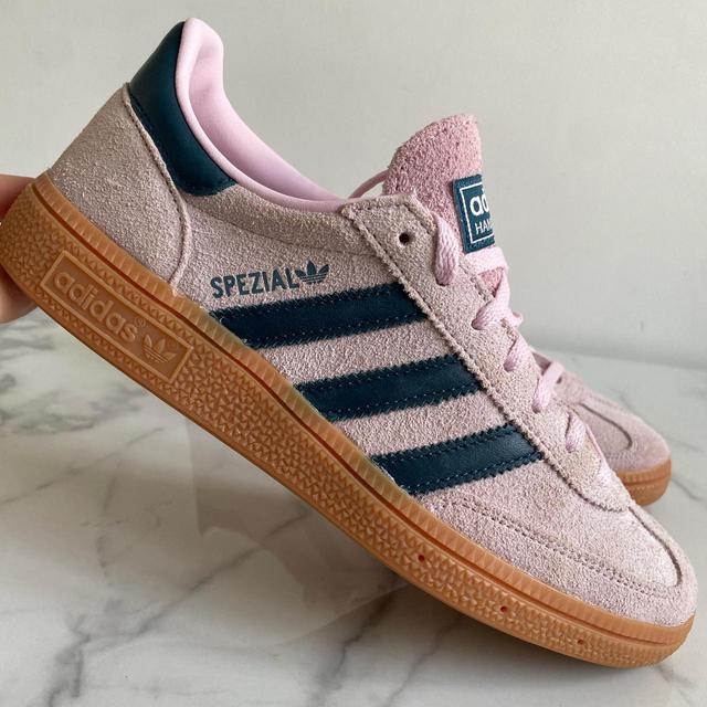 Adidas Women's Trainers - Pink/Navy - UK 5 on Productcaster.