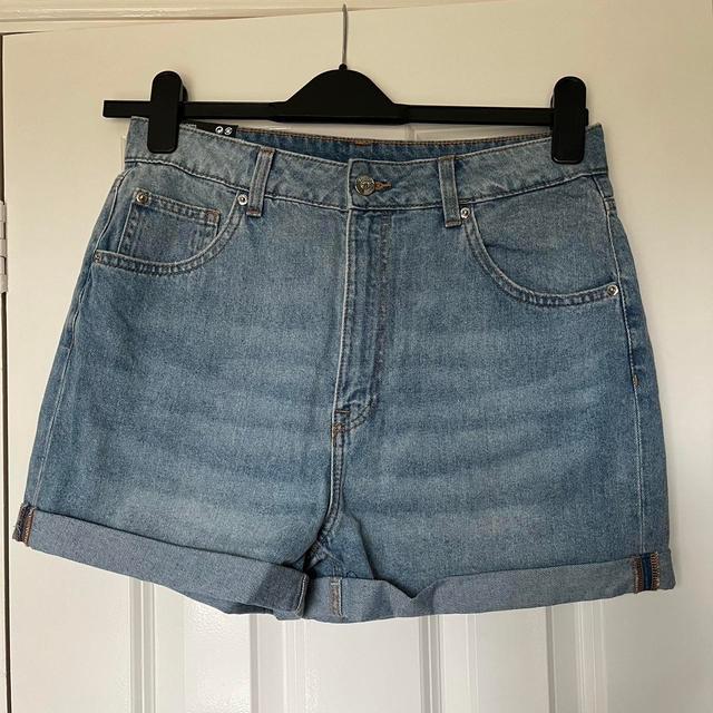 H&M Women's Shorts - Blue - UK 12 on Productcaster.