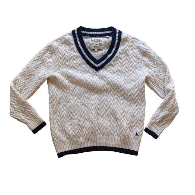 Jack Wills Women's Jumper - White/Cream - 10 on Productcaster.