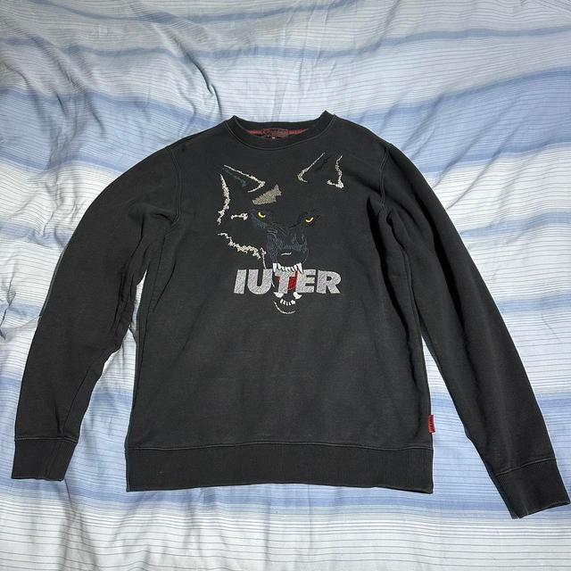 Men's Jumper - Black/Grey - M on Productcaster.