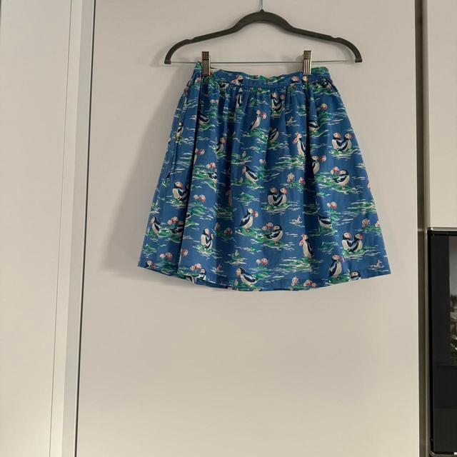 Cath Kidston Women's Cotton Skirt - Blue - UK 6 on Productcaster.