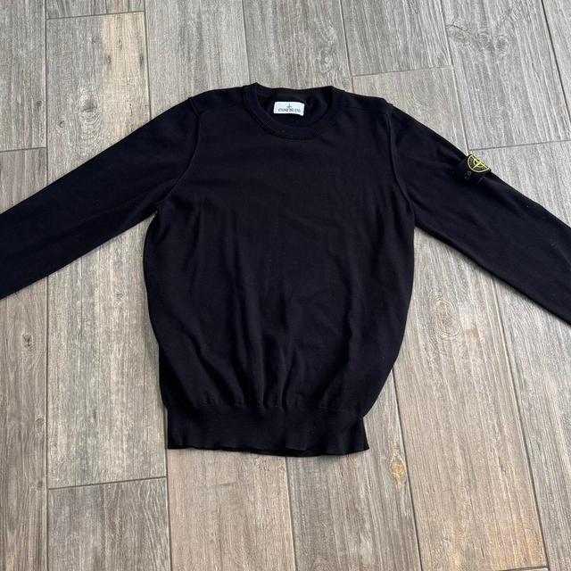 Stone Island Men's Jumper - Black - M on Productcaster.