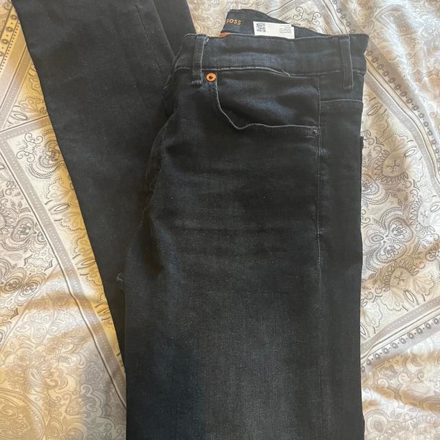 BOSS Men's Stone-washed Jeans - Navy - 32" on Productcaster.