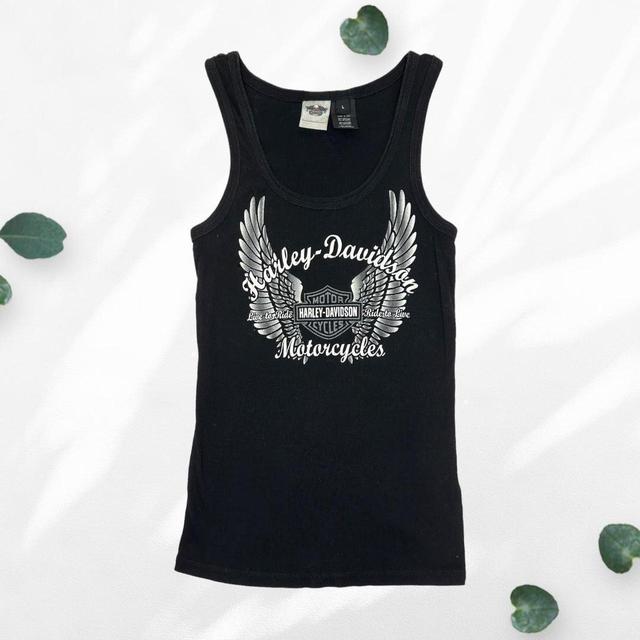 Harley Davidson Women's Vest - Black/Grey - L on Productcaster.