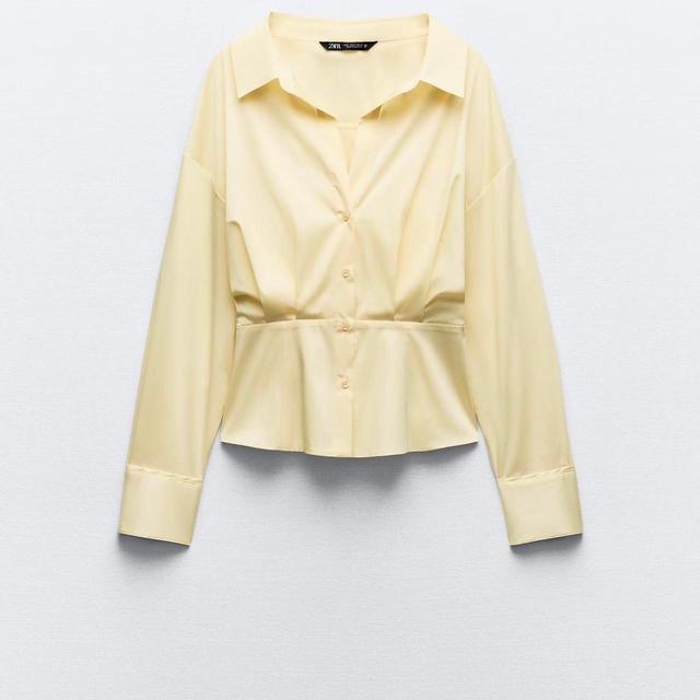 Zara Women's Shirt - Yellow - S on Productcaster.