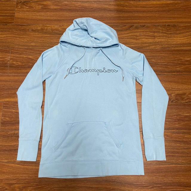 Champion Men's Hoodie - Blue - S on Productcaster.