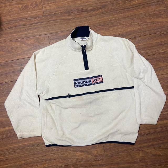 Reebok Men's Jacket - Cream/White - XXL on Productcaster.