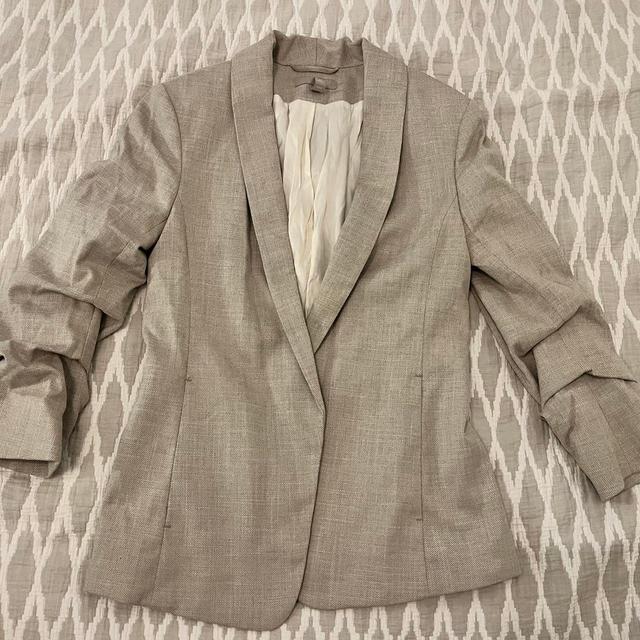 H&M Women's Suit - Grey/Tan - 8 on Productcaster.