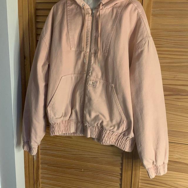 Urban Outfitters Women's Bomber Jacket - Pink - UK 10 on Productcaster.