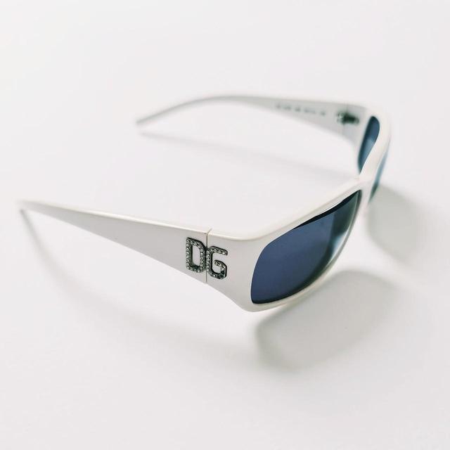 Dolce & Gabbana Women's Square Sunglasses - White on Productcaster.