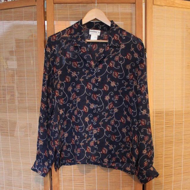 Vintage Women's Blouse - Multi - 14 on Productcaster.