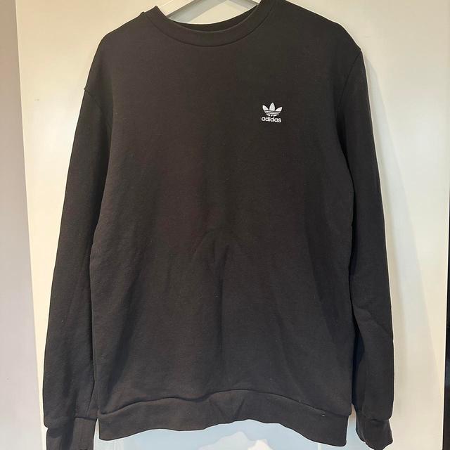 Adidas Men's Sweatshirt - Black - M on Productcaster.