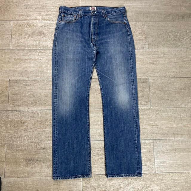 Levi's Men's Straight leg Jeans - Blue - 36" on Productcaster.