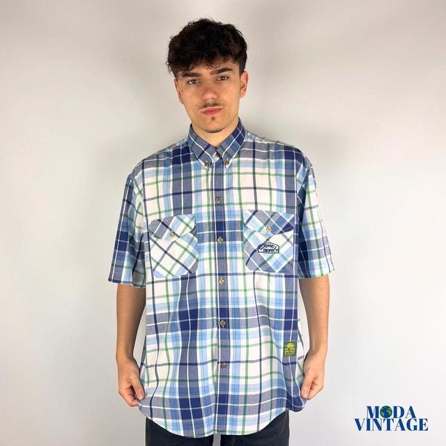 Camel Men's Shirt - Blue - XL on Productcaster.