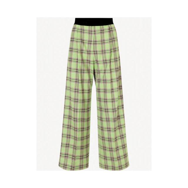 Stine Goya Women's Trousers - Green/Multi - S on Productcaster.