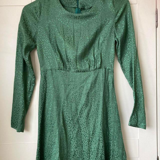 Pull&Bear Women's A-line Dress - Green - S on Productcaster.